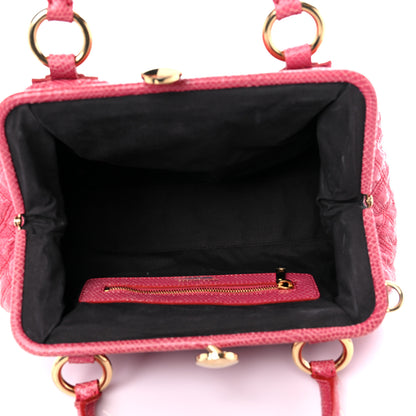 Marc Jacobs Python Embossed Stardust Stam Pink 5 of 16