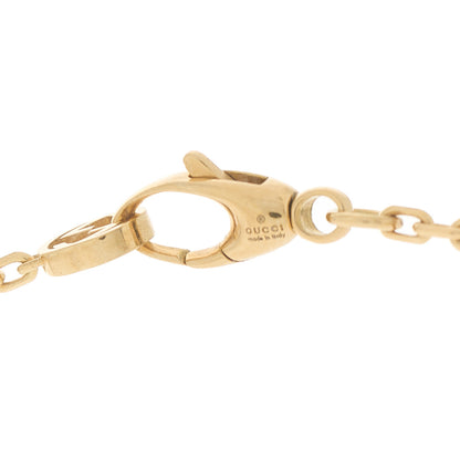 Gucci 18K Yellow Gold Running GG Station Necklace 4 of 6