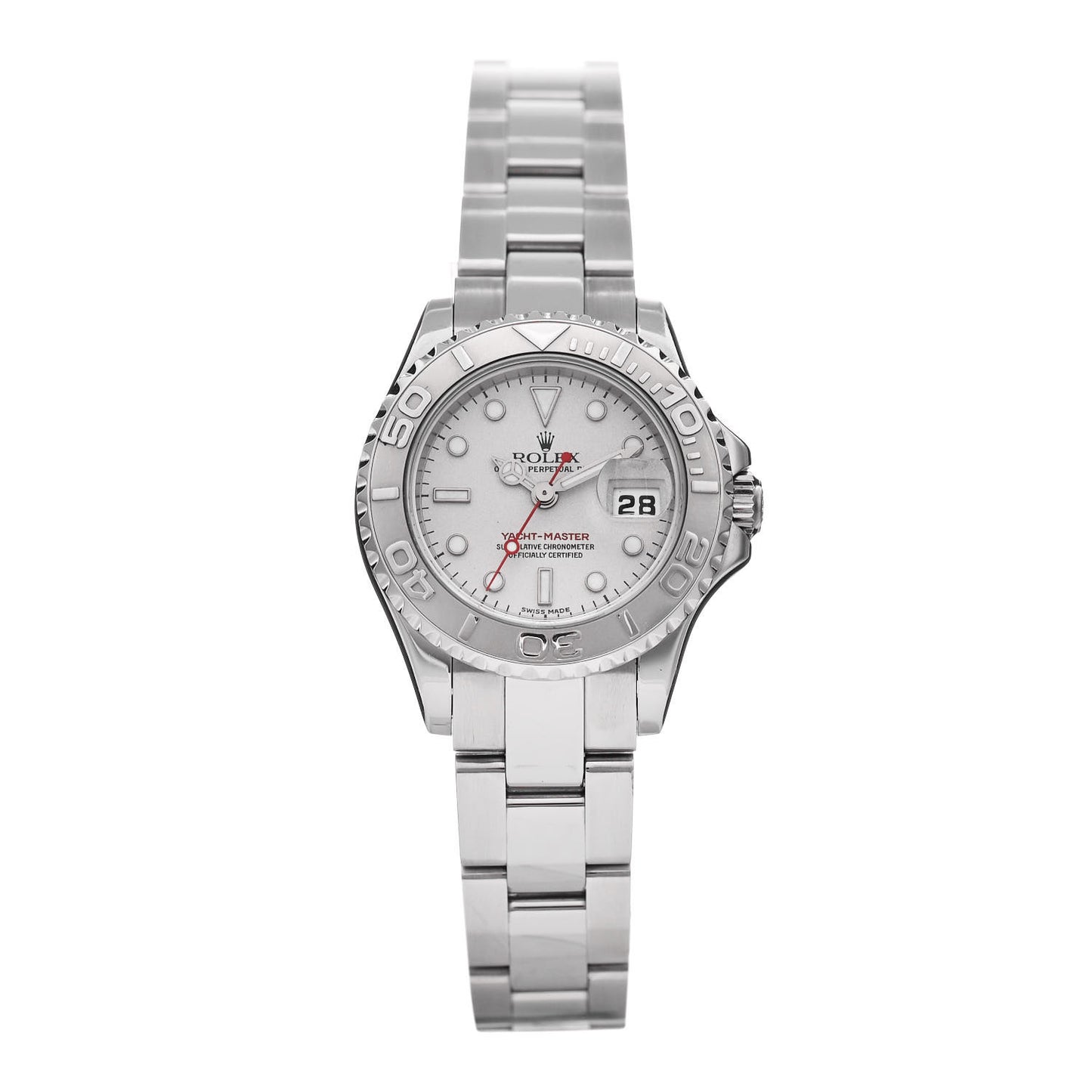 Stainless Steel Platinum 29mm Yacht-Master Watch Silver 169622