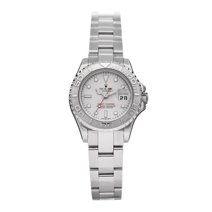 Rolex Stainless Steel Platinum 29mm Yacht-Master Watch Silver 169622 1 of 4