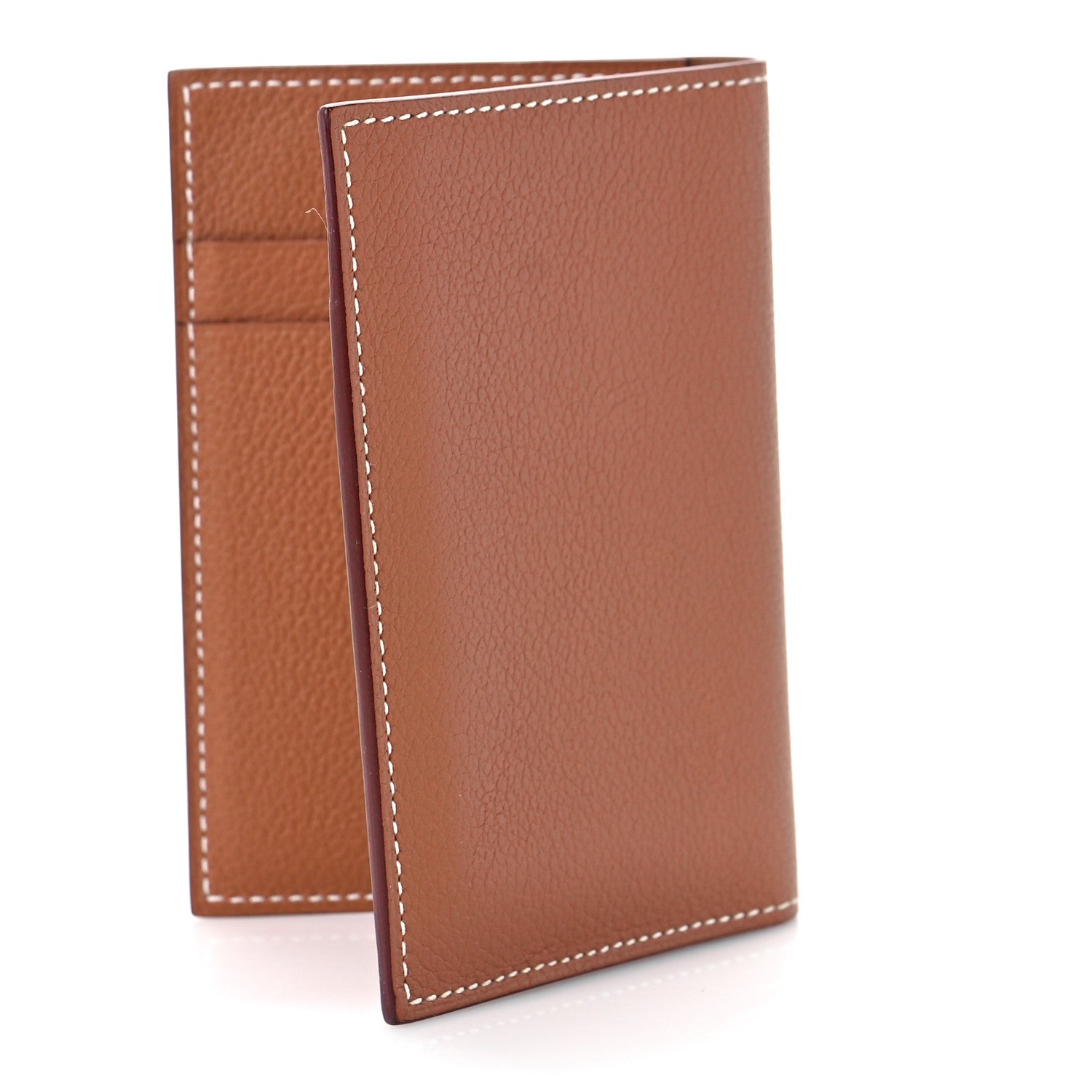 Hermes Evercolor MC2 Euclide Card Holder Case Gold 3 of 9