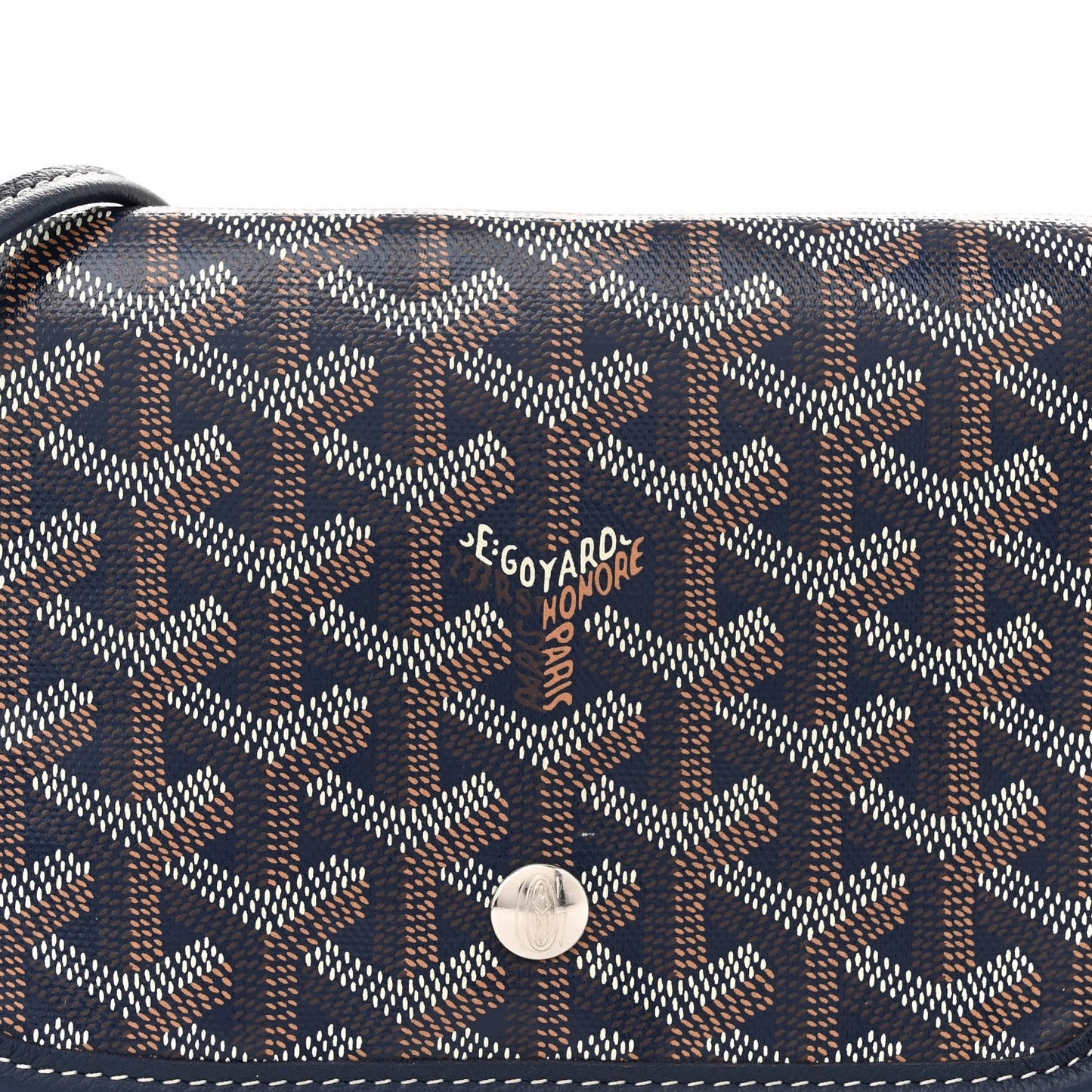 Goyardine Plumet Wallet Clutch Navy