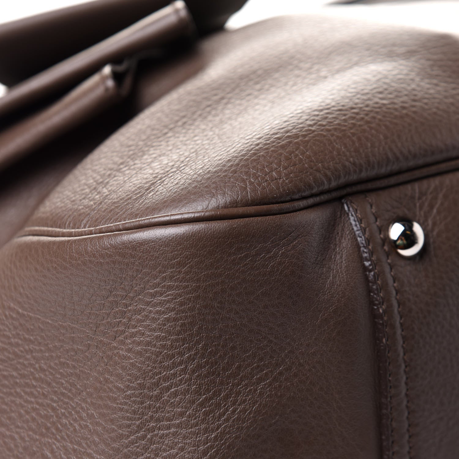 Saint Laurent Calfskin Large Y Bow Tote Taupe 8 of 12