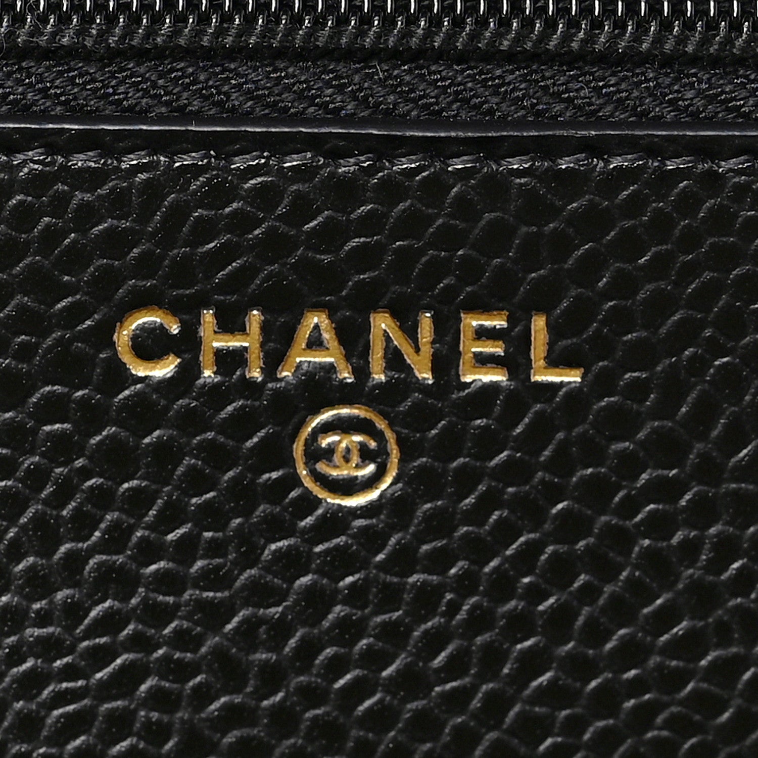 Chanel Caviar Quilted Wallet on Chain WOC Black 6 of 8