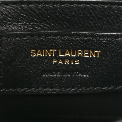 Saint Laurent Grain de Poudre Mini Classic Monogram Cassandra Top Handle Black 6 of 11