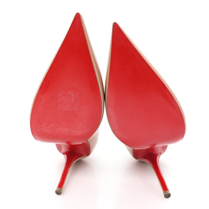 Christian Louboutin Patent Miss Z 100 Pumps 39.5 Blush 6 of 8