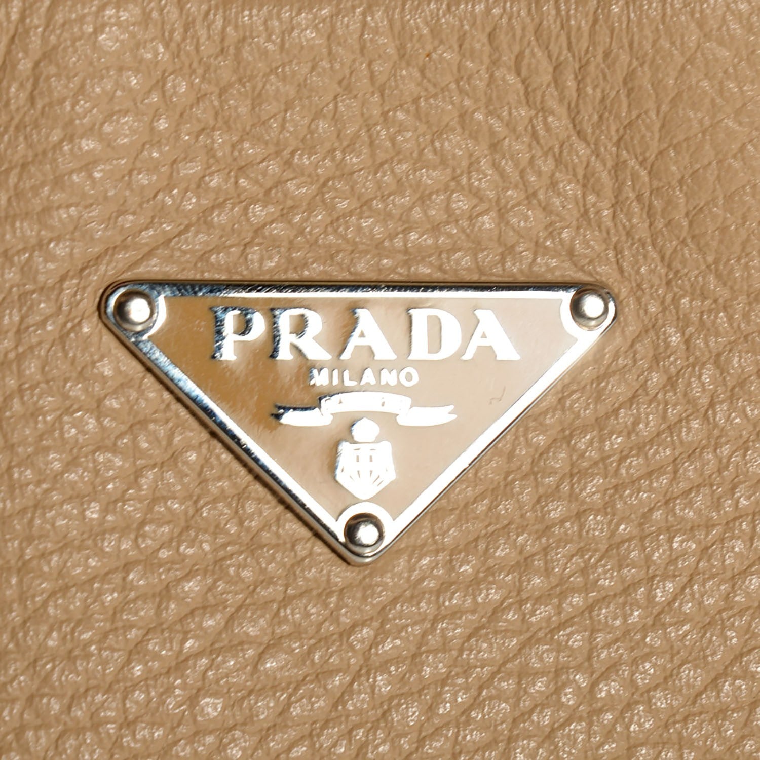 Prada Vitello Daino Shoulder Bag Sabbia 5 of 9
