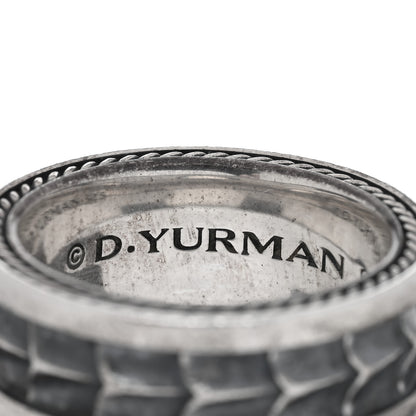 David Yurman Sterling Silver Armory Band Ring 61 9.5 4 of 5