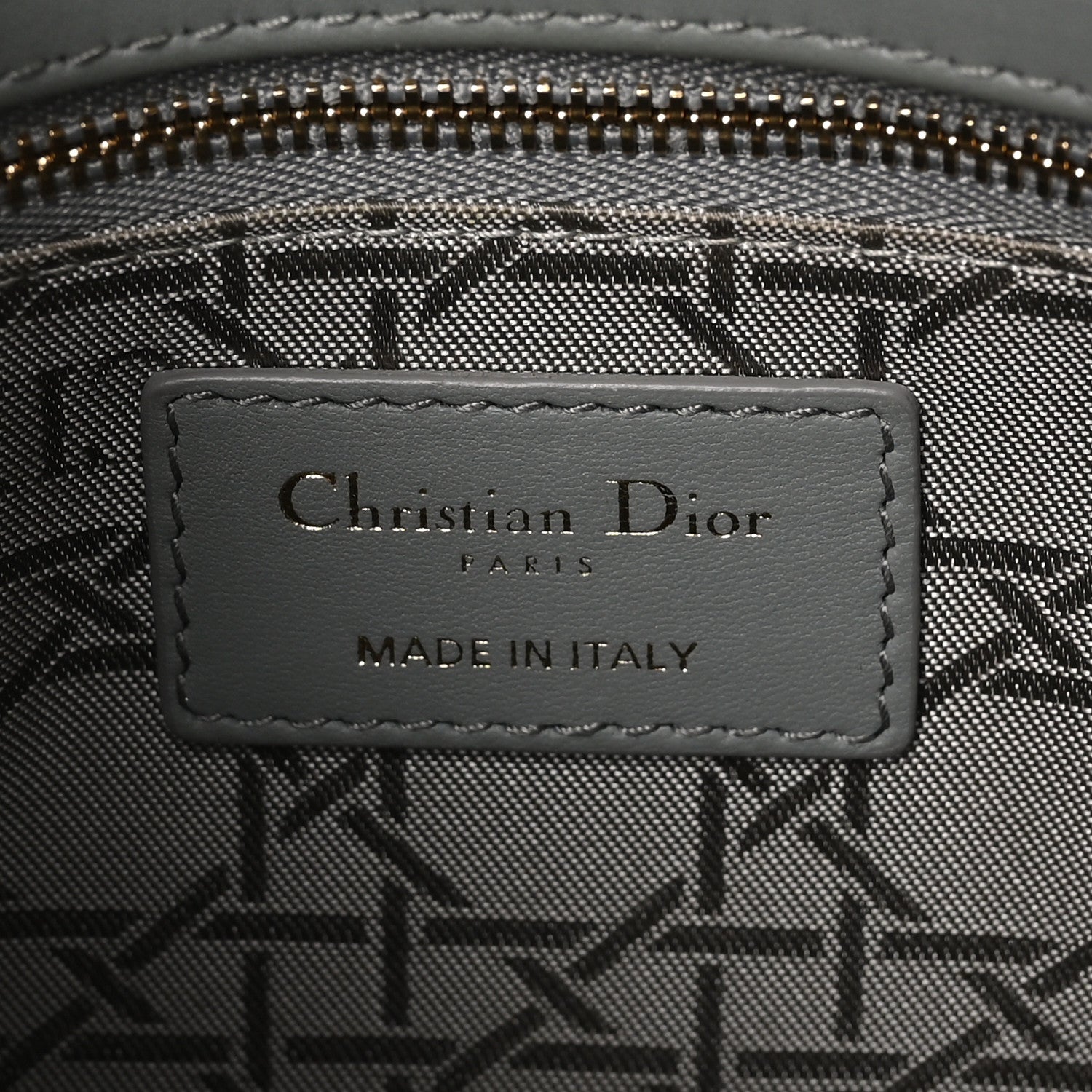 Christian Dior Lambskin Cannage Small My ABCDior Lady Dior Grey 6 of 10