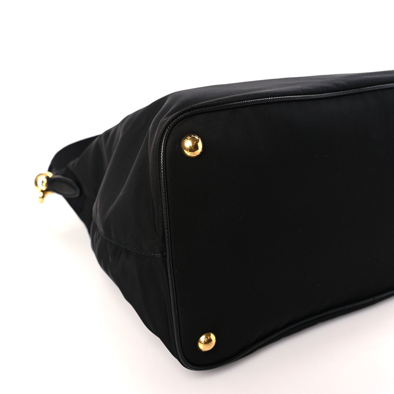 Prada Tessuto Nylon Saffiano Satchel Black 7 of 8