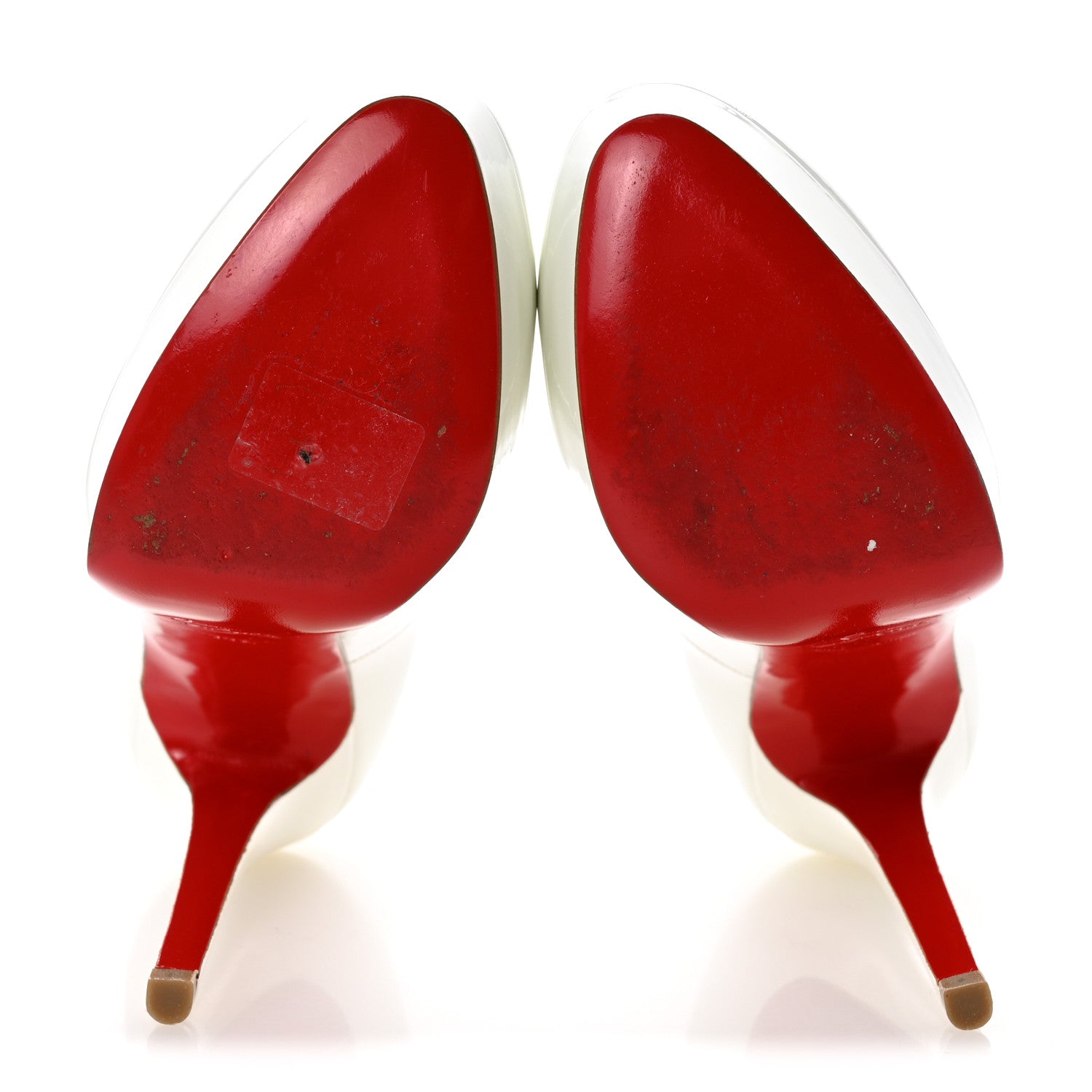 Christian Louboutin Patent Bianca 120 Pumps 36.5 White 6 of 10