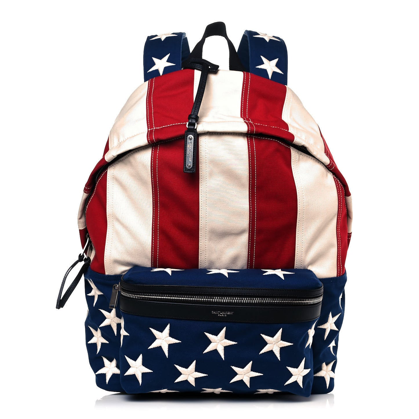 Canvas American Flag Backpack Red White Blue