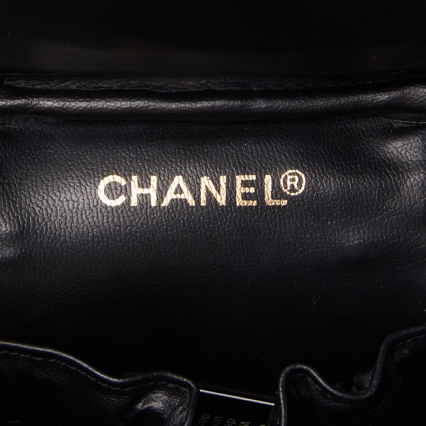 Lambskin Vanity Cosmetic Case Black
