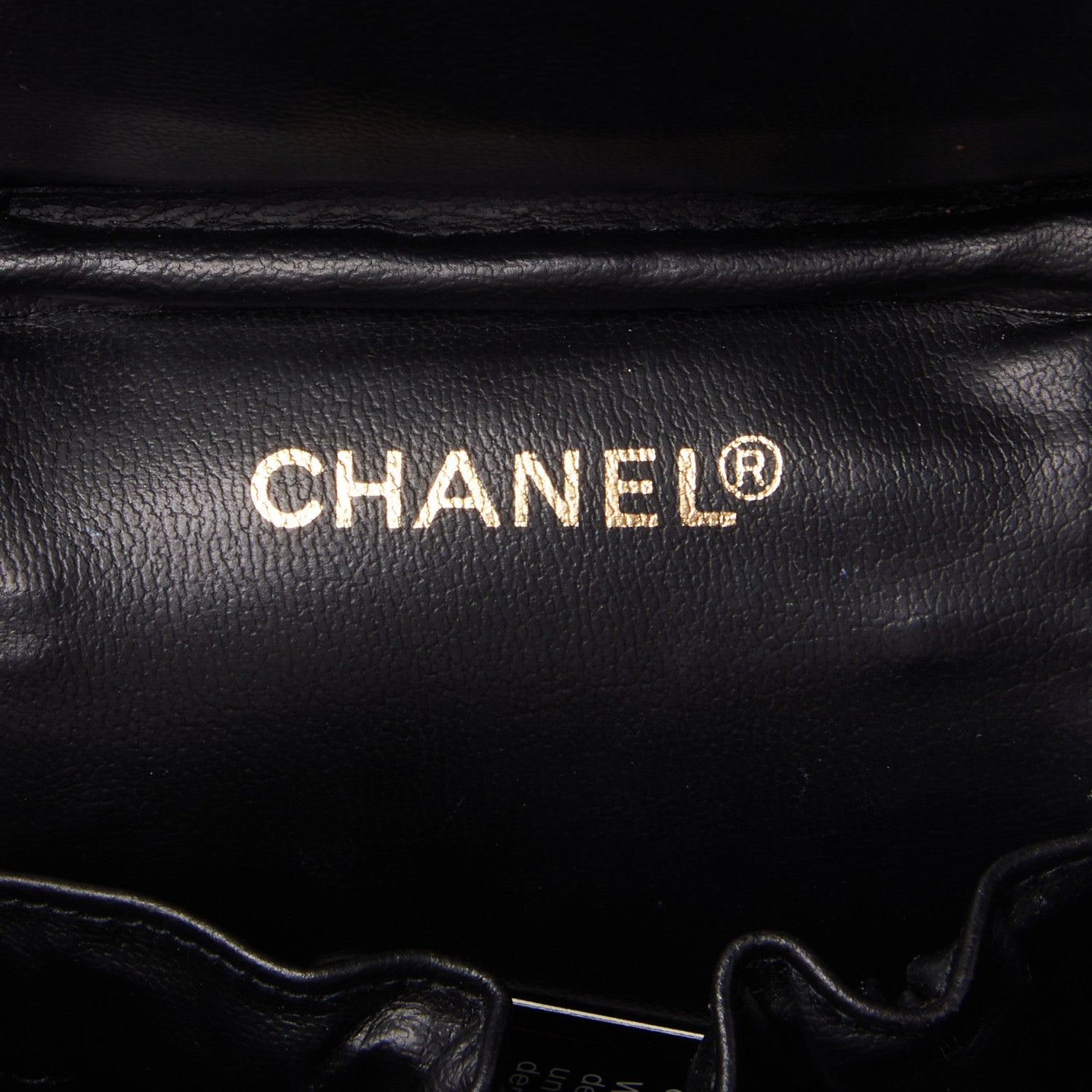 Chanel Lambskin Vanity Cosmetic Case Black 7 of 8