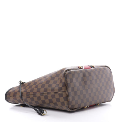 Louis Vuitton Damier Ebene Karakoram Neverfull MM 5 of 12