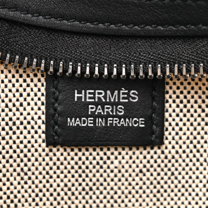 Hermes Canvas Swift P'tit Arcon Ecru Black 6 of 10