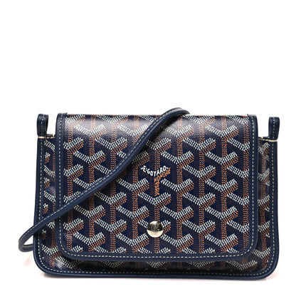 Goyard Goyardine Plumet Wallet Clutch Navy 1 of 9