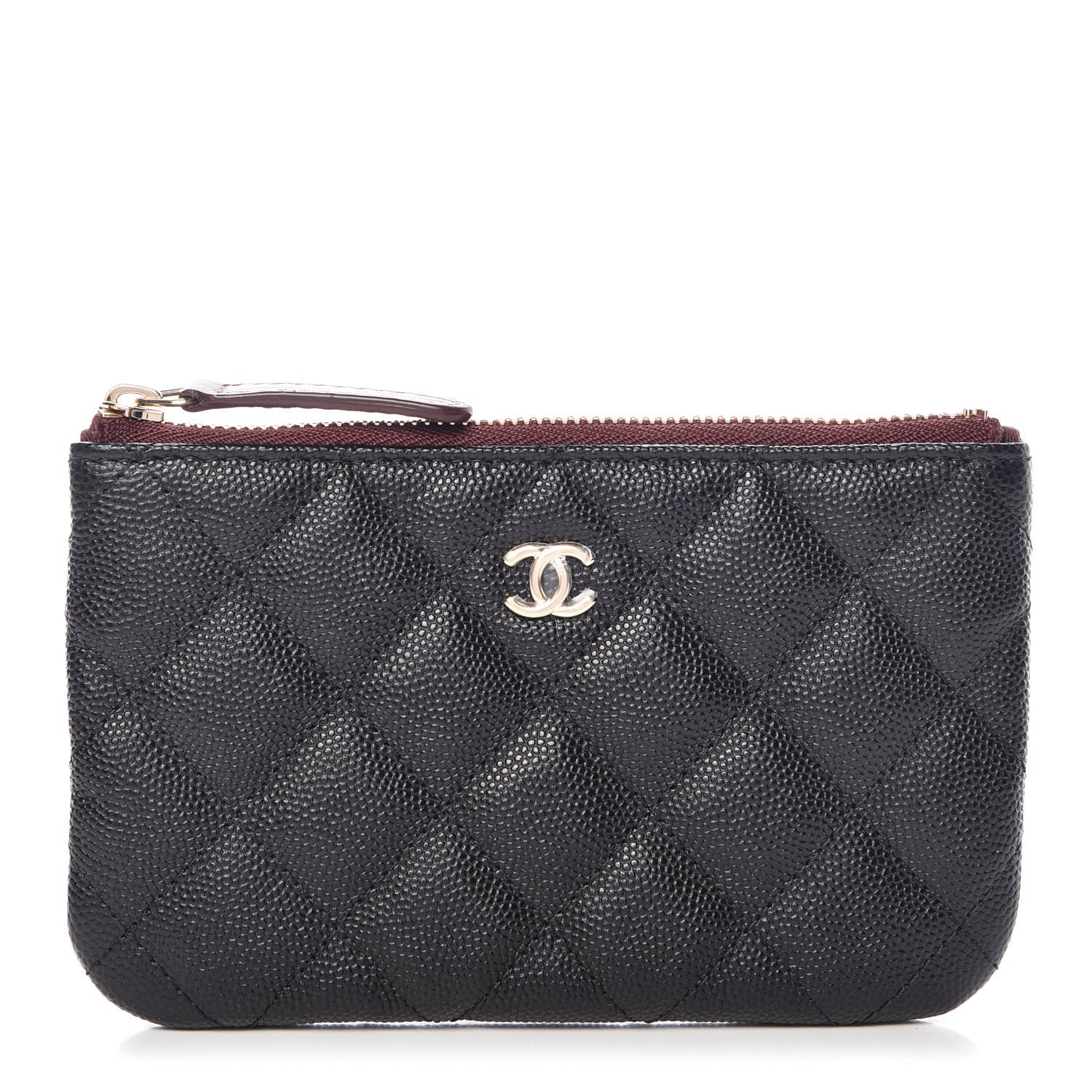 Chanel Caviar Quilted Small Cosmetic Case Black 1 of 10