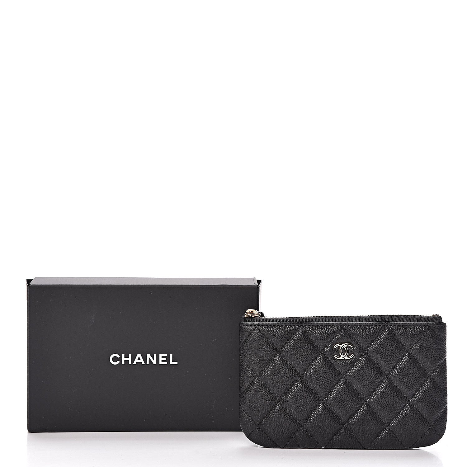 Chanel Caviar Quilted Small Cosmetic Case Black 8 of 8