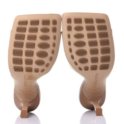 Bottega Veneta Lambskin Stretch Mule Sandals 35 Cipria 7 of 10