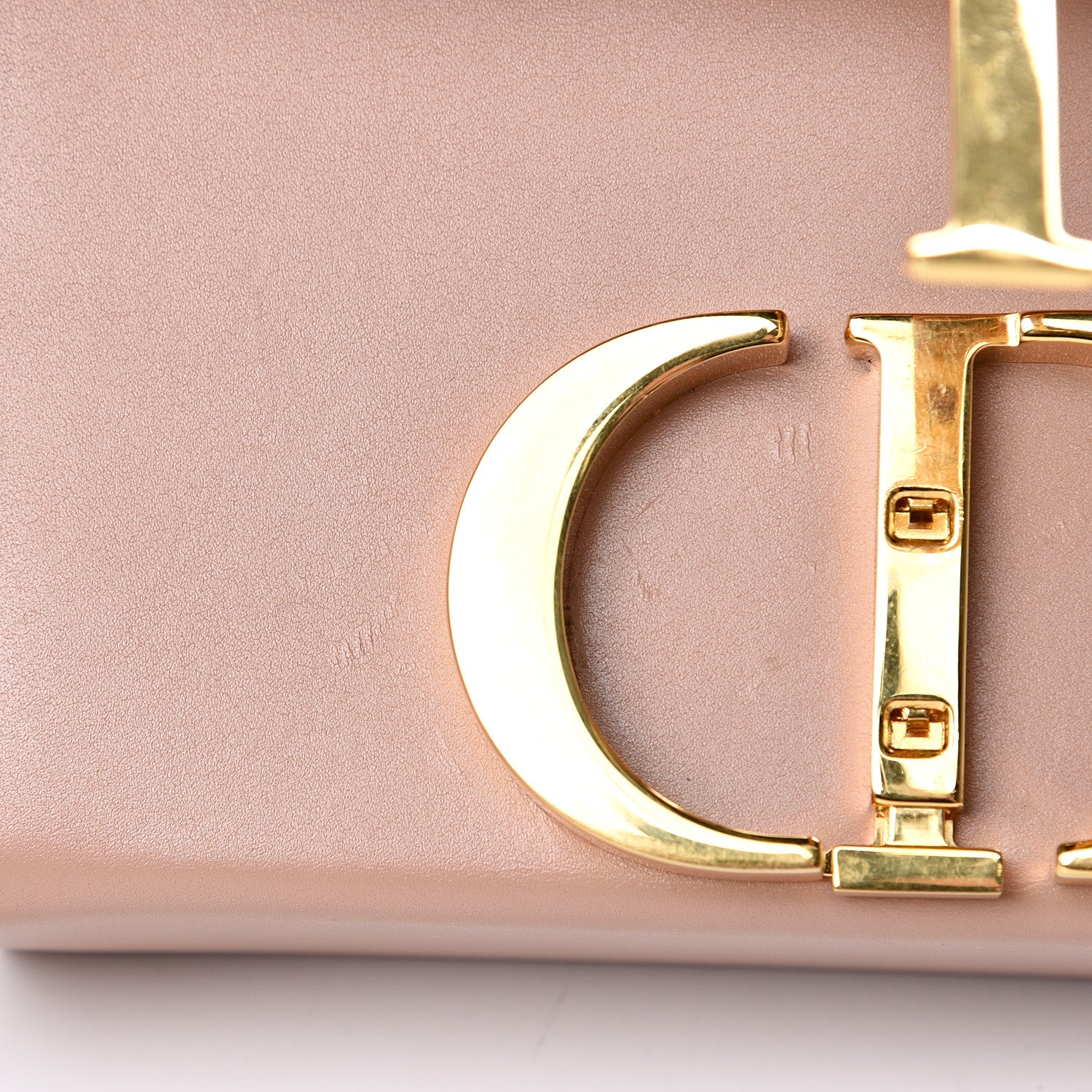 Christian Dior Smooth Calfskin 30 Montaigne Box Bag Pale Pink 8 of 14
