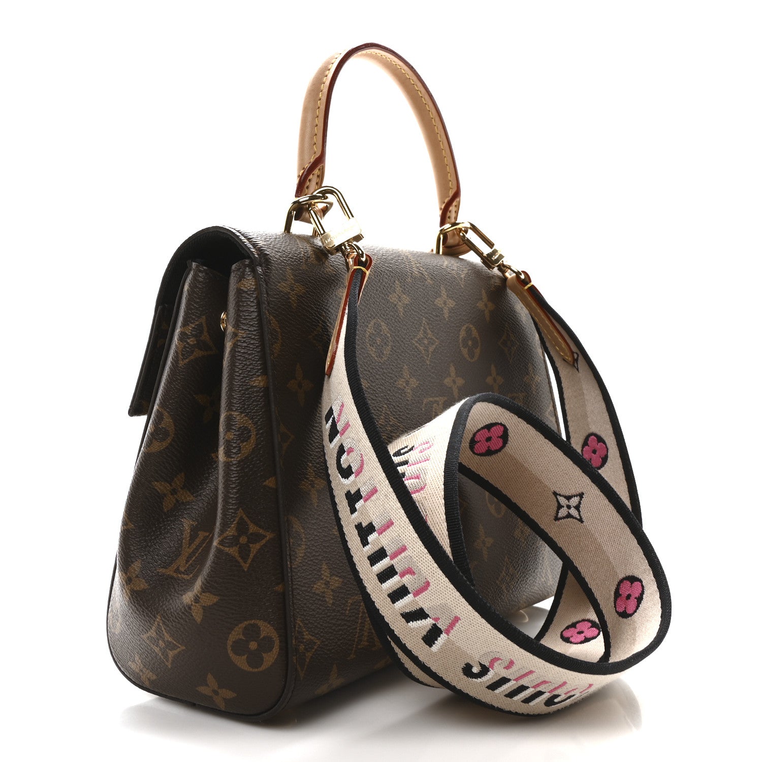 Louis Vuitton Monogram Cluny BB Black 3 of 10