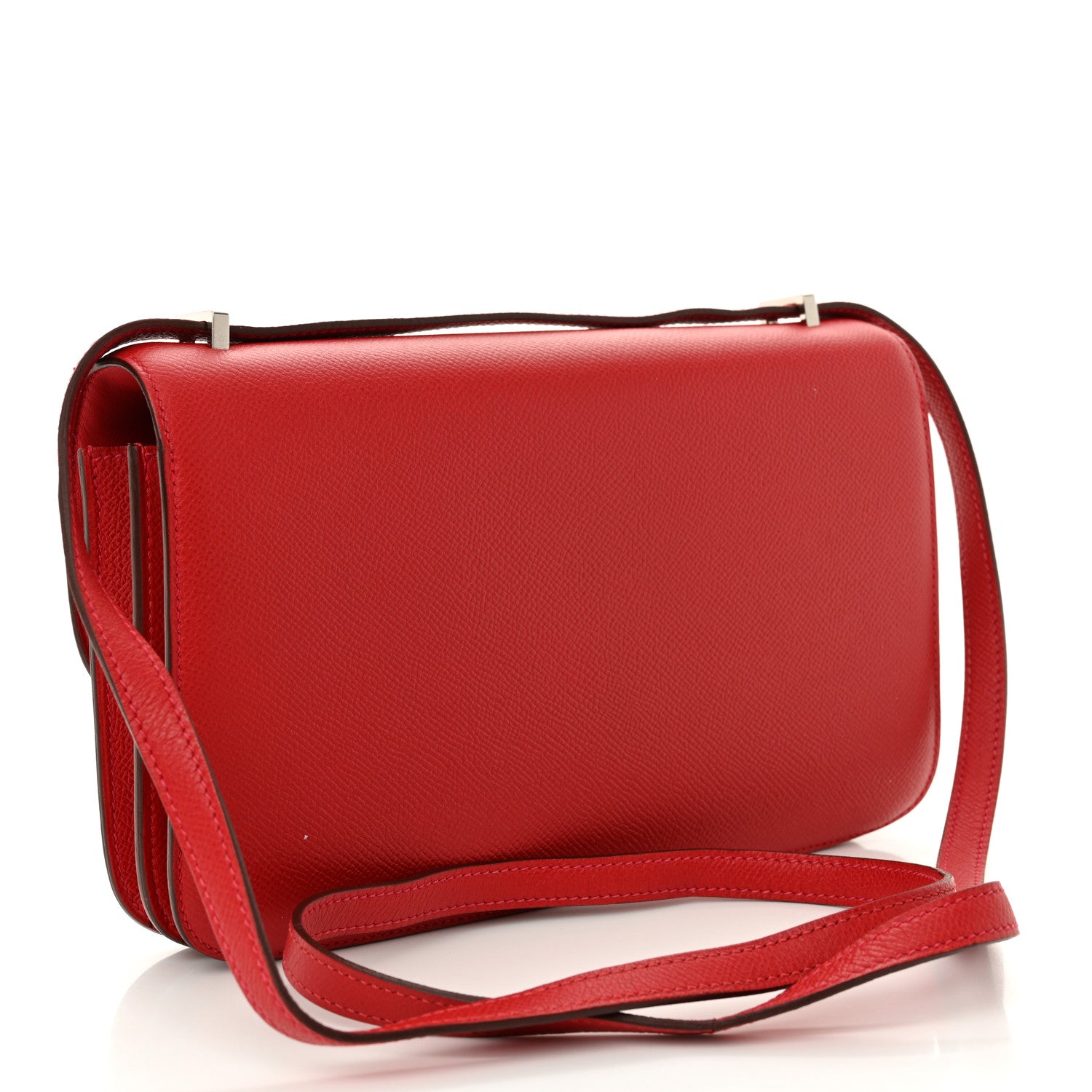Hermes Epsom Constance Elan 25 Rouge Casaque 3 of 12