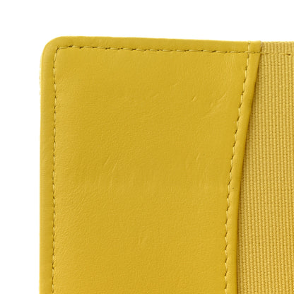 Chanel Caviar Quilted Classic 4 Key Holder Wallet Yellow 9 of 13