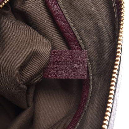 Chloe Calfskin Medium Marcie Satchel Burgundy 8 of 11