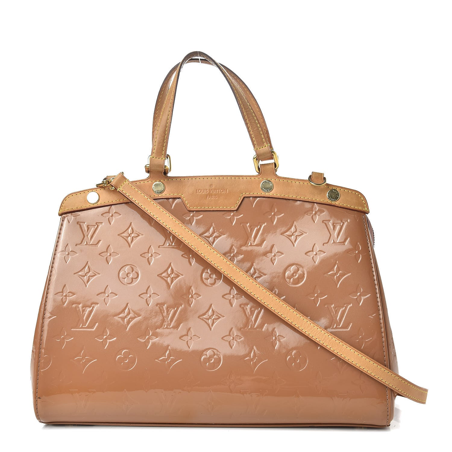 Louis Vuitton Vernis Brea MM Rose Velours 1 of 25