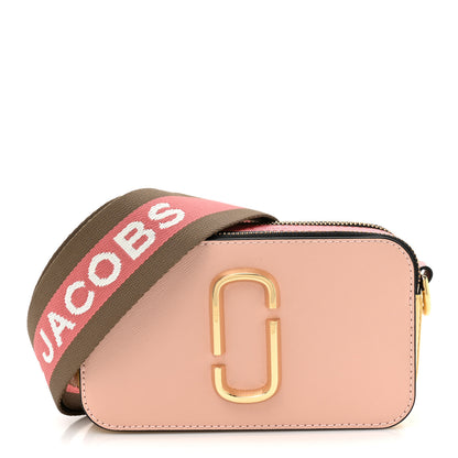 Marc Jacobs Saffiano Small Snapshot Camera Bag New Rose Multicolor 1 of 10