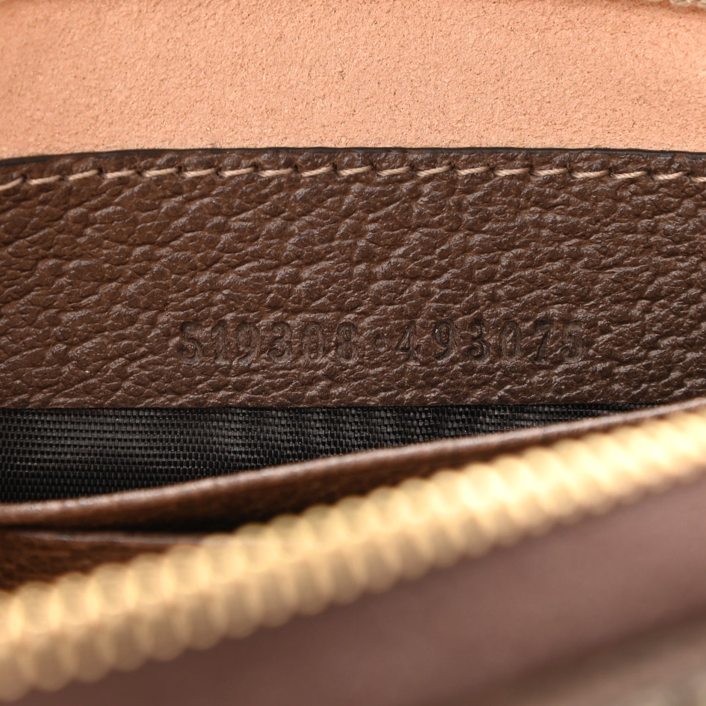 GG Supreme Monogram Ophidia Belted iPhone Case 85 34 Dark Brown