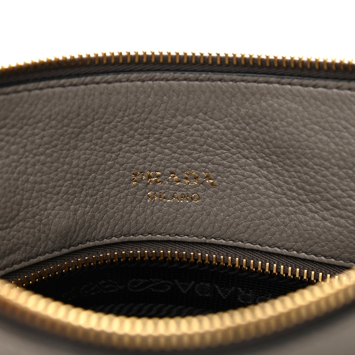 Prada Vitello Phenix Shoulder Bag Argilla 6 of 11
