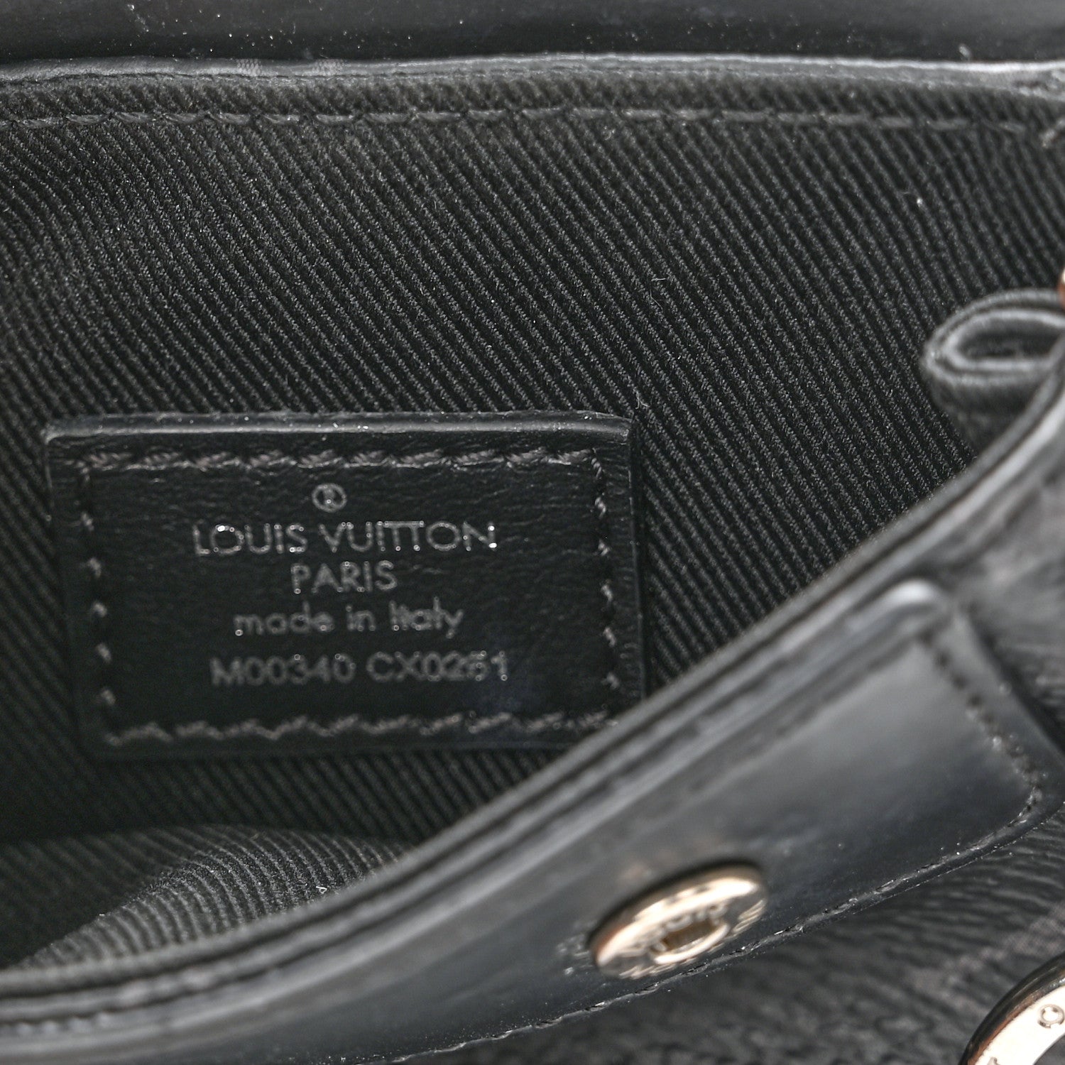 Louis Vuitton Monogram Eclipse Mini Steamer Pouch 6 of 9