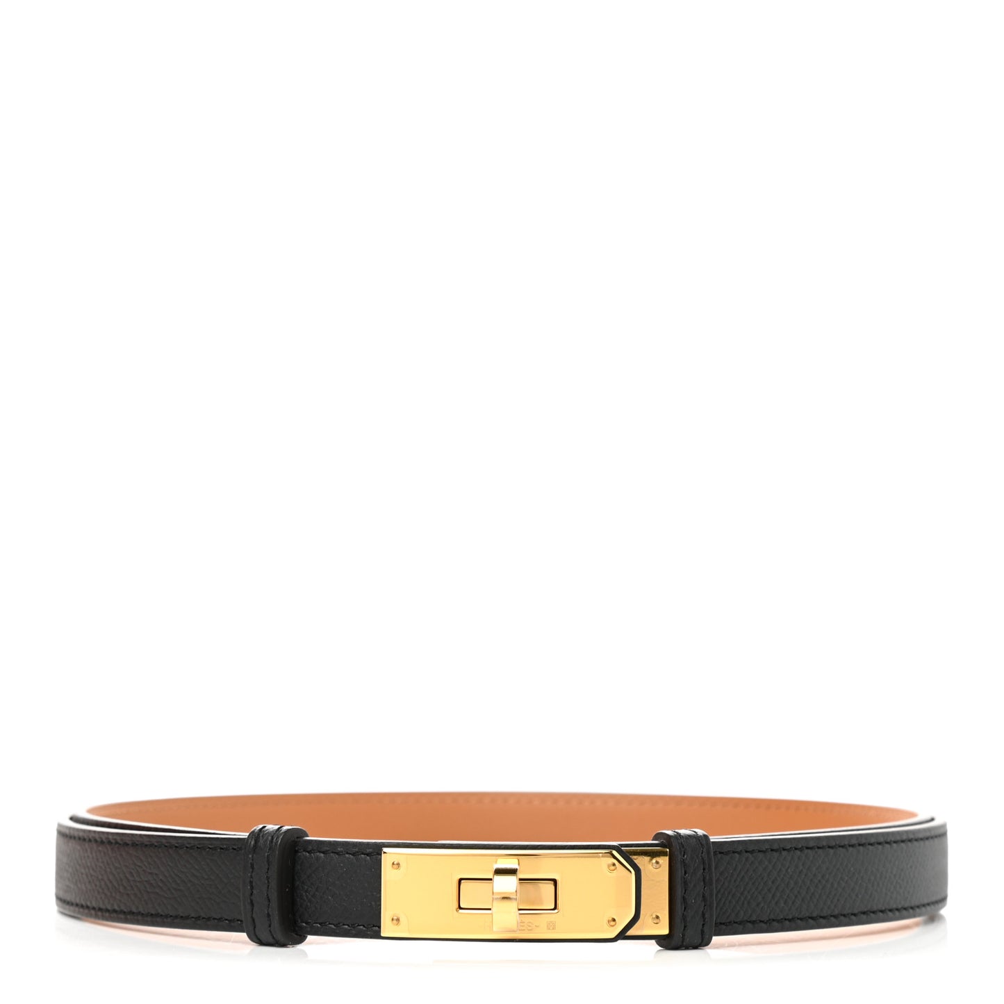 Epsom Kelly Pocket Belt Black