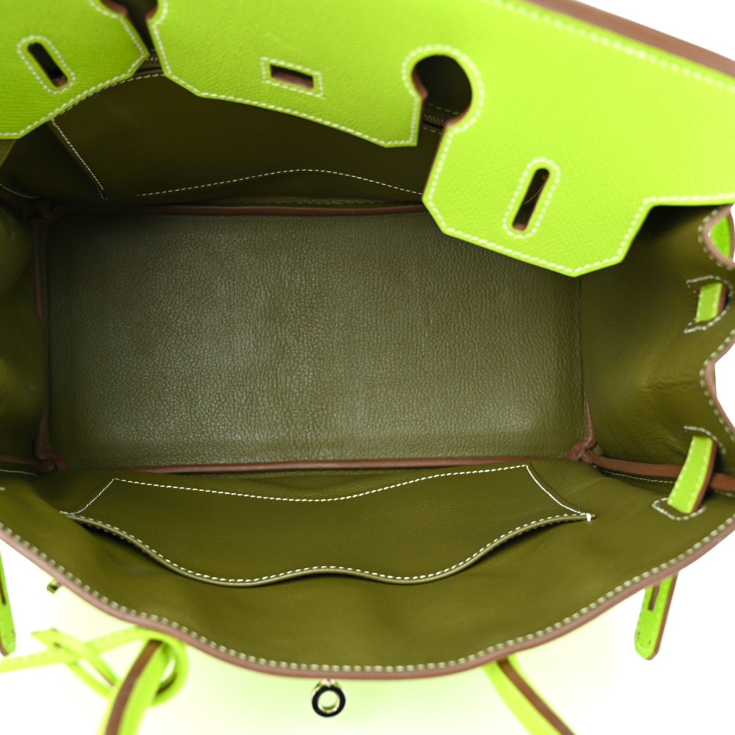 Hermes Epsom Candy Birkin 30 Kiwi Lichen 5 of 19