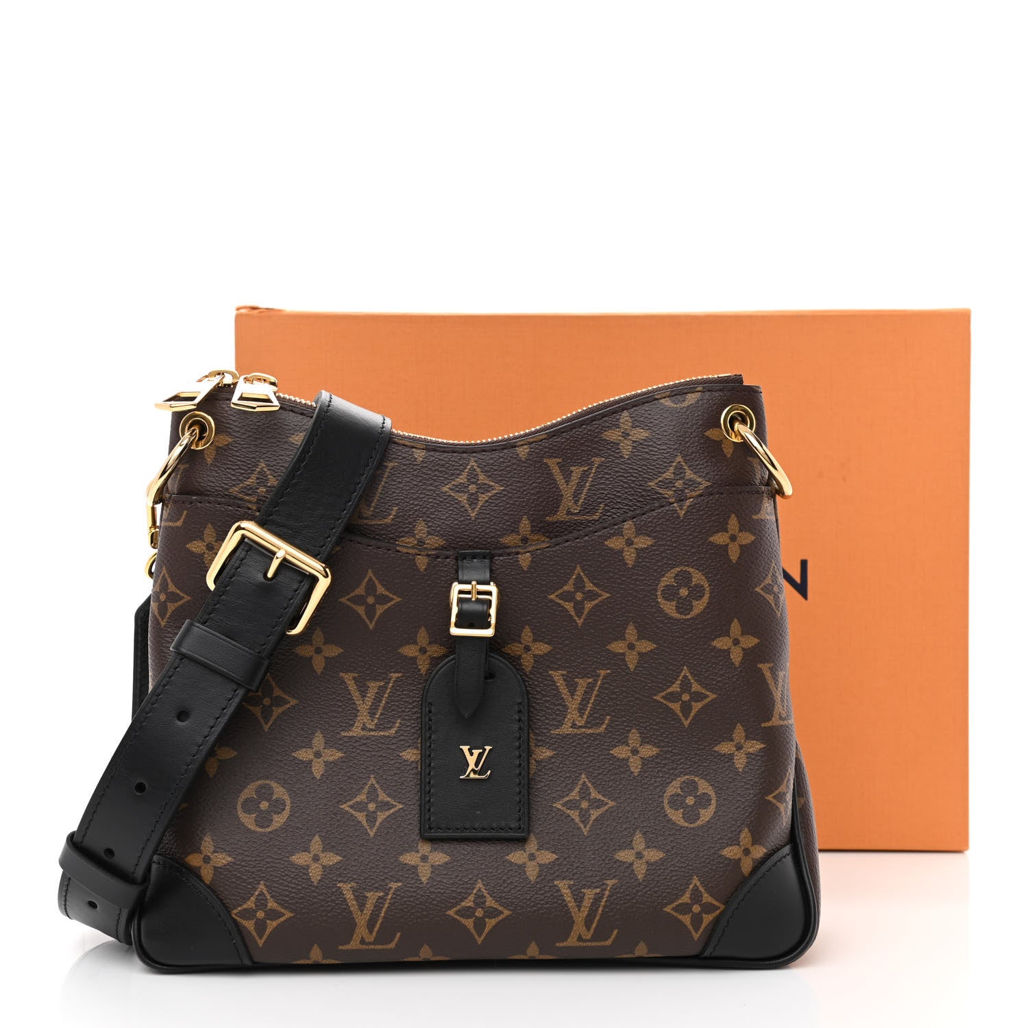 Louis Vuitton Monogram Odeon PM Black 10 of 10