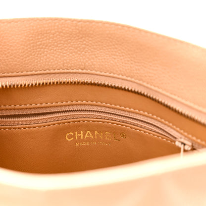 Chanel Caviar Quilted Medallion Tote Beige 6 of 10