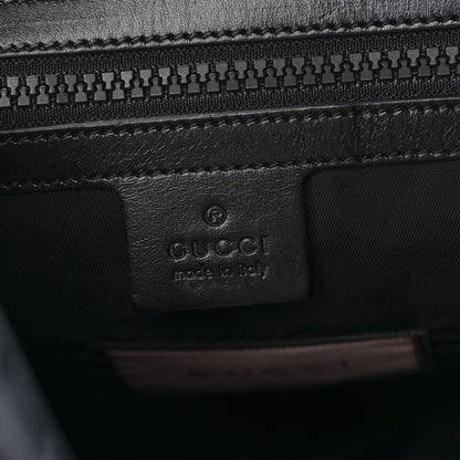 Gucci Techno Canvas GucciGhost Double Buckle Backpack Black New Acquamarine 5 of 8