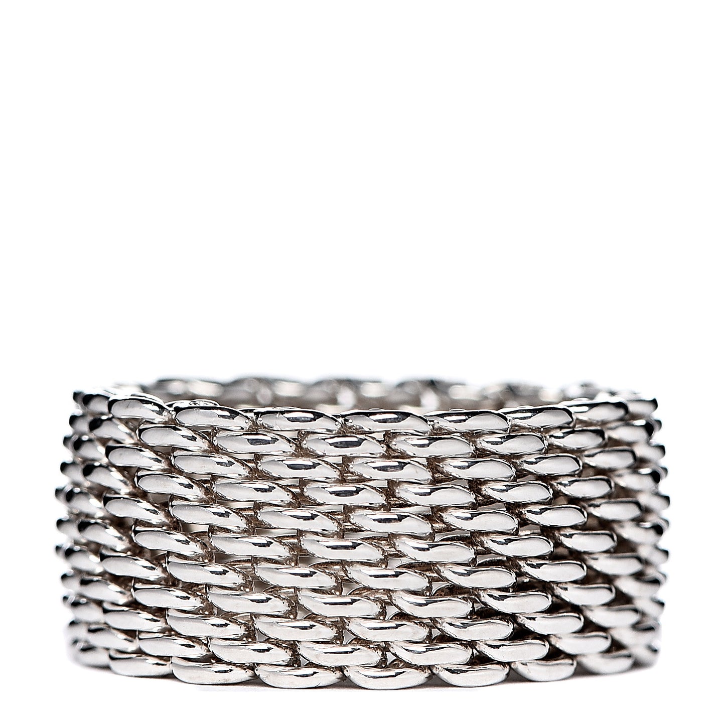 Sterling Silver Somerset Mesh Ring 49 5