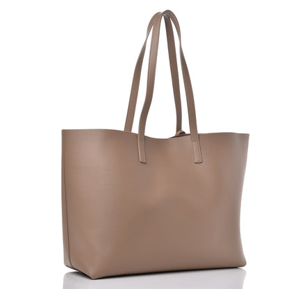 Saint Laurent Calfskin Large Shopping Tote Light Taupe 4 of 9