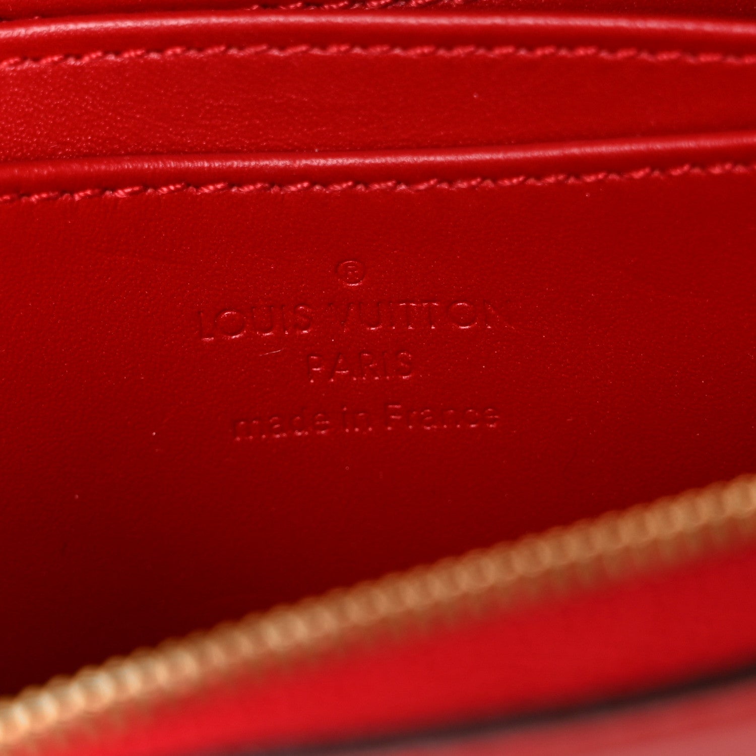 Louis Vuitton Vernis Zippy Coin Purse Cherry 6 of 8