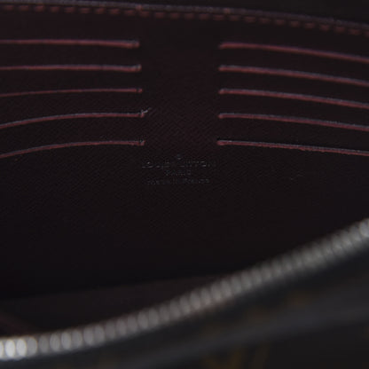 Louis Vuitton Monogram Macassar Kasai Clutch Black 8 of 9