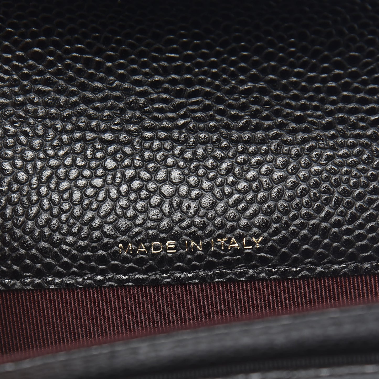 Caviar Quilted Flap Card Holder Black