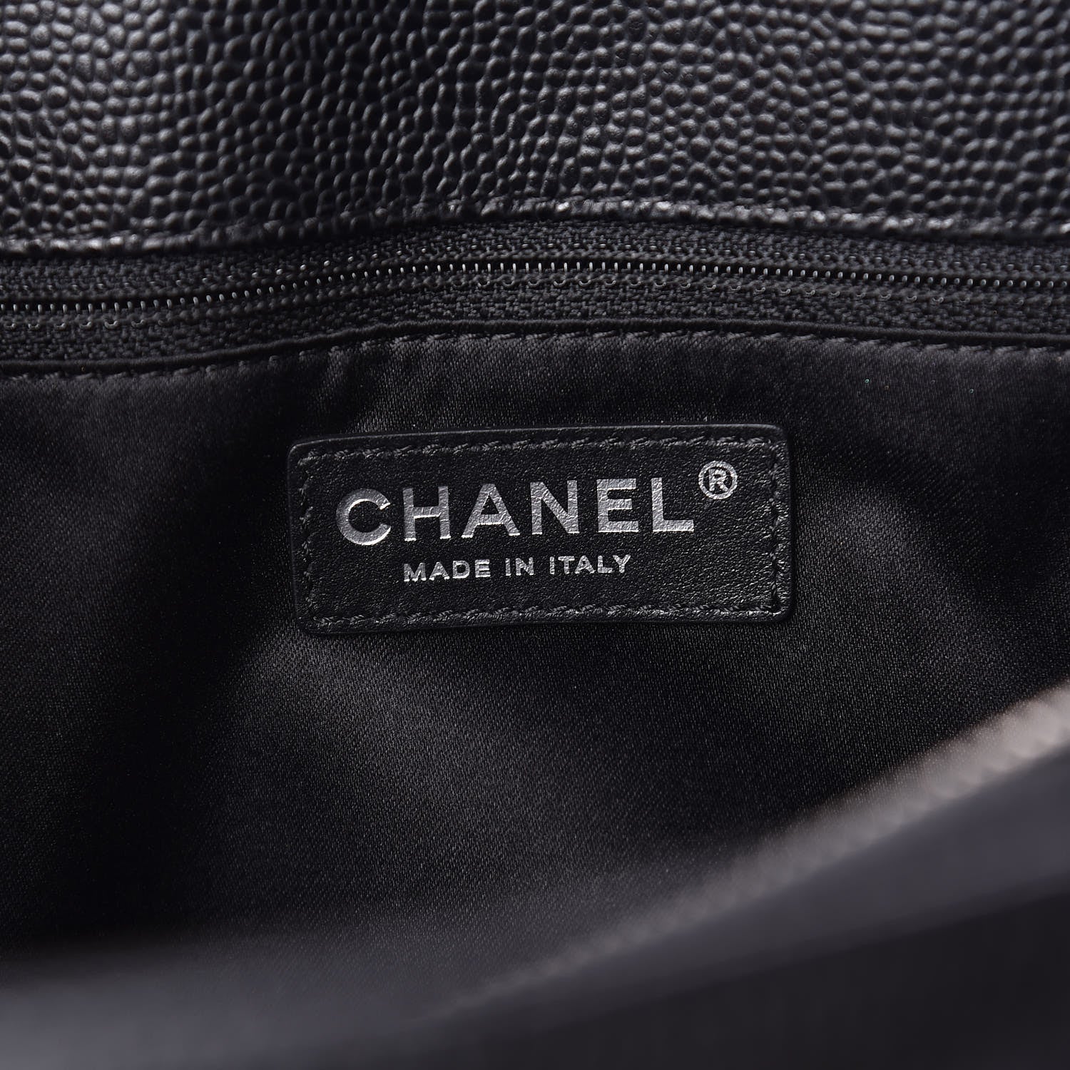 Chanel Caviar Quilted Grand Shopping Tote GST Black 6 of 10