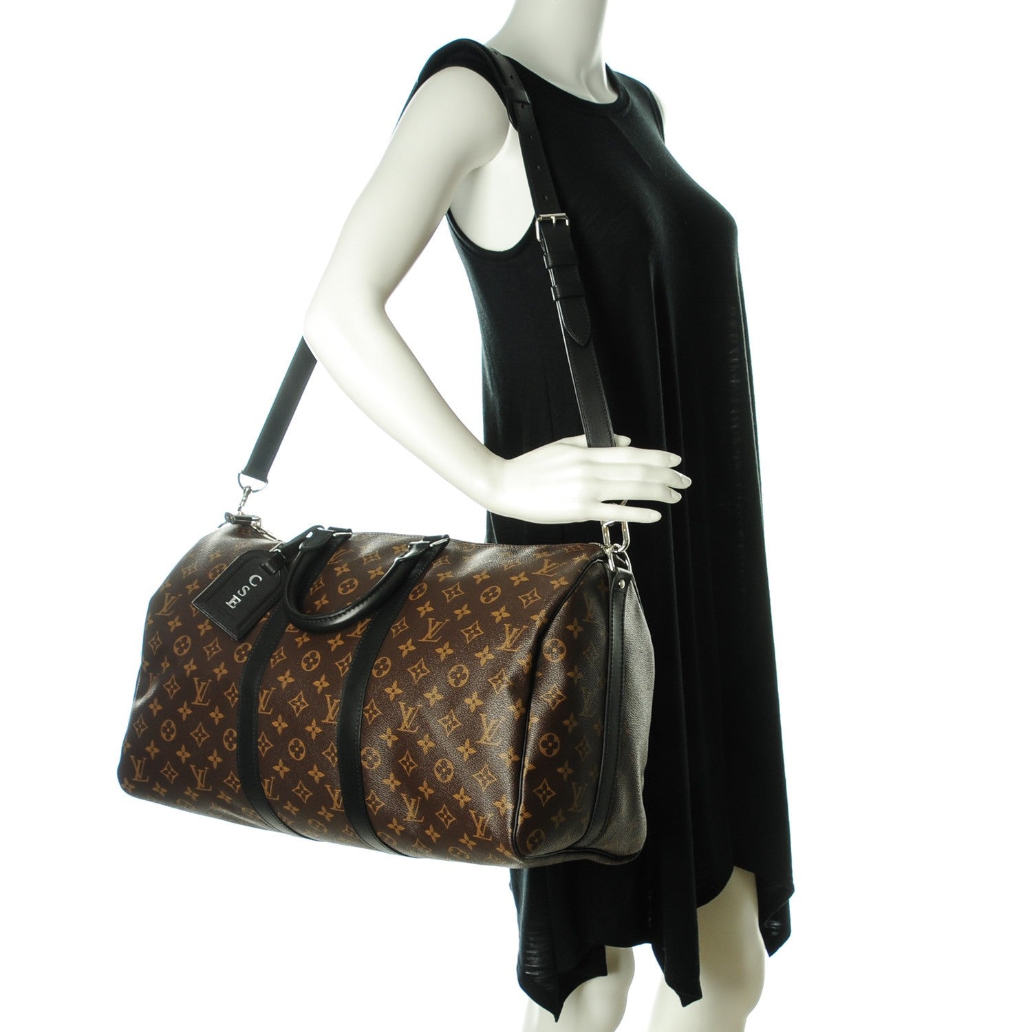 Louis Vuitton Monogram Macassar Keepall Bandouliere 45 2 of 8
