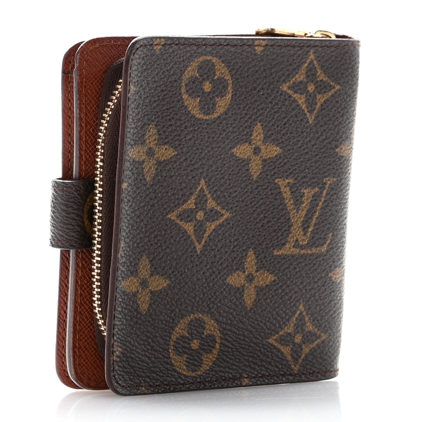 Monogram Compact Zippe Zipped Wallet