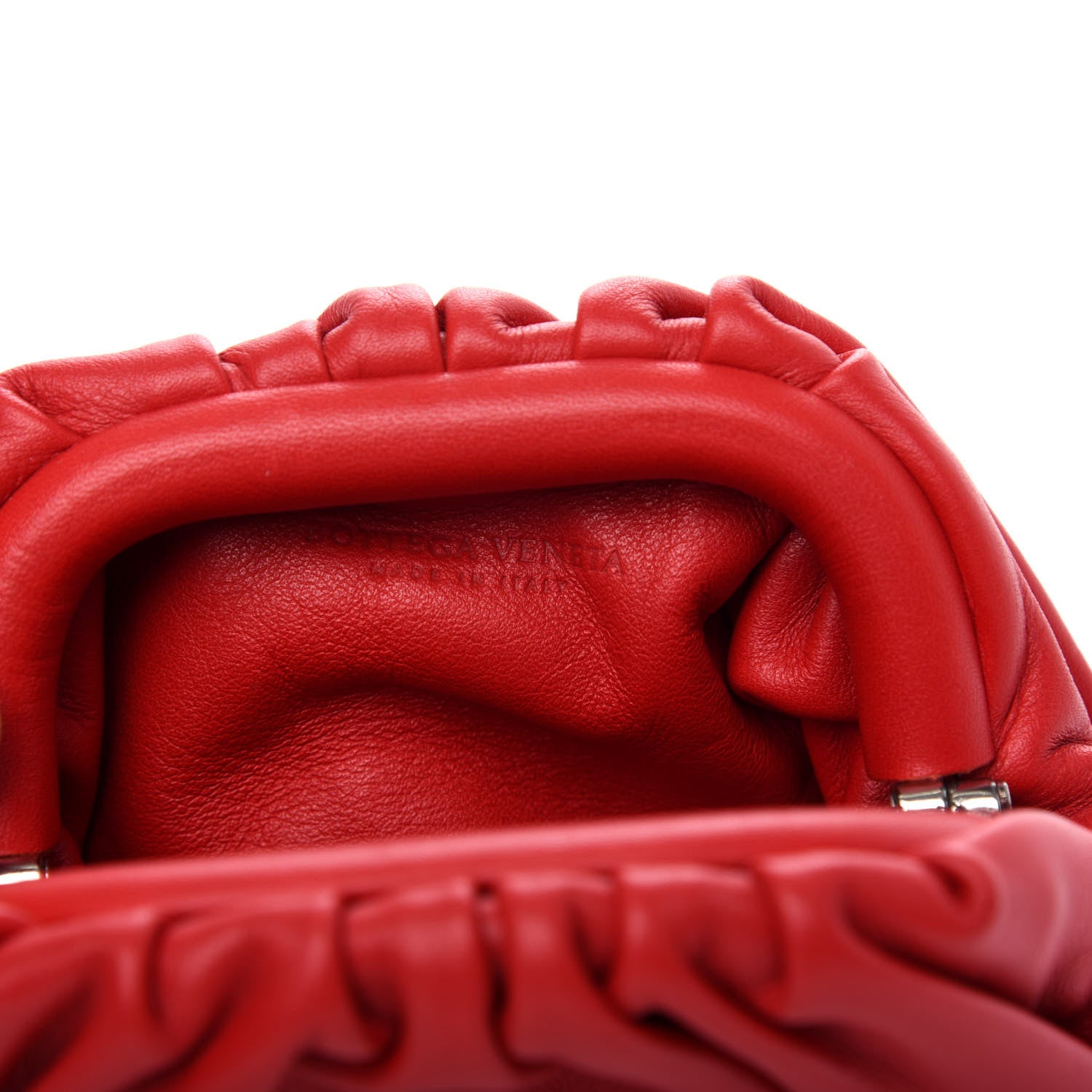Bottega Veneta Butter Calfskin Coin Purse Red 6 of 10
