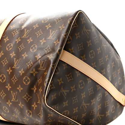Louis Vuitton Monogram Keepall Bandouliere 55 9 of 10