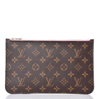 Louis Vuitton Monogram Neverfull MM GM Pochette Sugar Pink 1 of 7